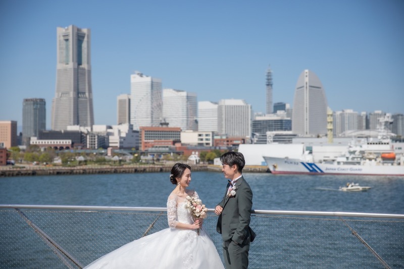 みなとみらいとお二人