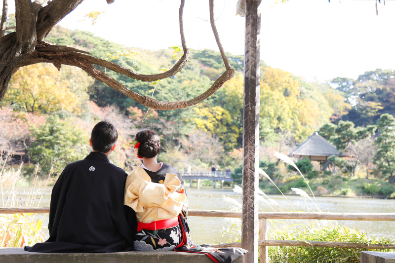 ベンチでひとやすみ