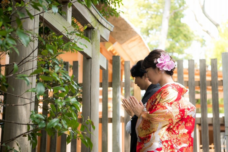 華雅苑 横浜店_神社・寺院で撮影できる