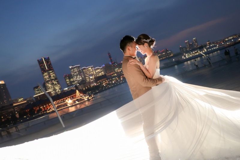 華雅苑 横浜店_夜景で撮影できる