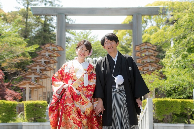 華雅苑 横浜店_神社・寺院で撮影できる