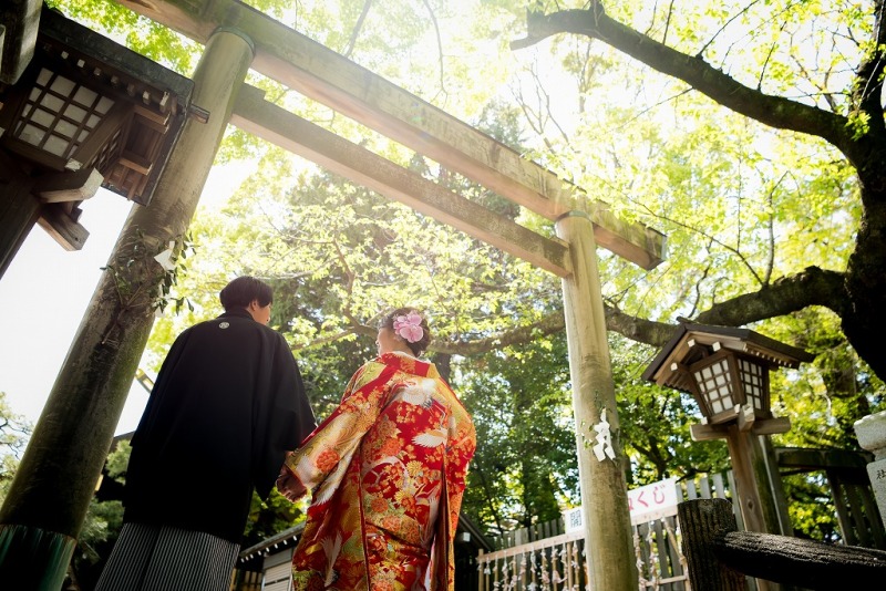 華雅苑 横浜店_神社・寺院で撮影できる
