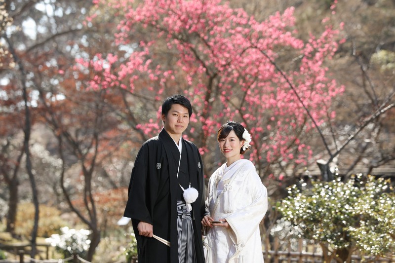 華雅苑 横浜店_庭園で撮影できる