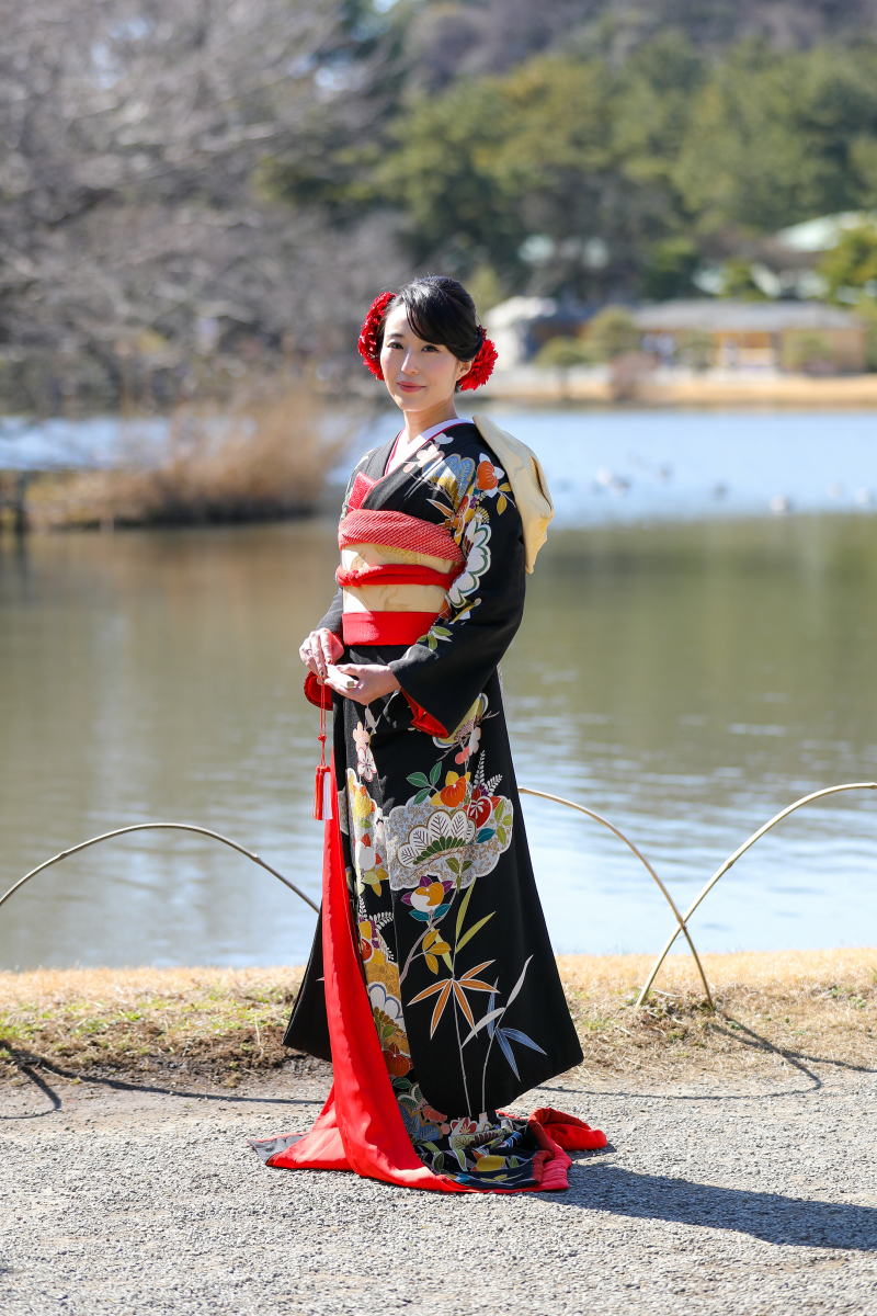 黒引き振袖は約10種類をご用意!