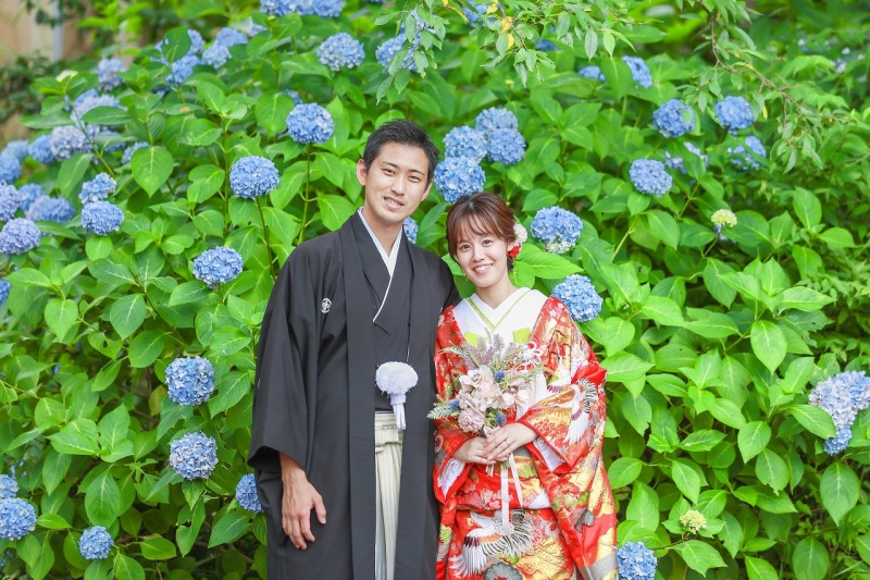 華雅苑 横浜店_庭園で撮影できる