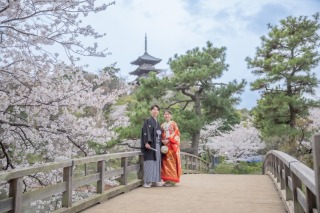 【3/26～4/10撮影】三渓園+スタジオ★和装弐点プラン《衣装追加料金なし・申請料・移動費・データ230カット付き》