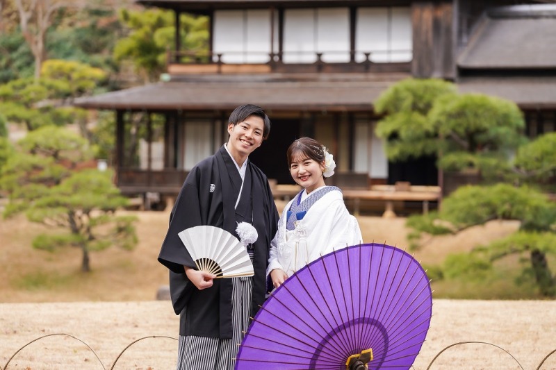 【早割★12/16~1/31撮影】三渓園ロケーション★和装弐点プラン《衣装追加料金なし・申請料・移動費・データ230カット付き》