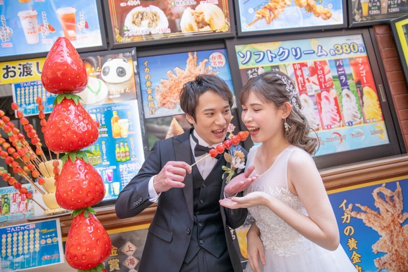 《平日限定》中華街ロケーション★洋装壱点プラン【衣装追加料金なし・申請料・移動費・データ80カット付き!】