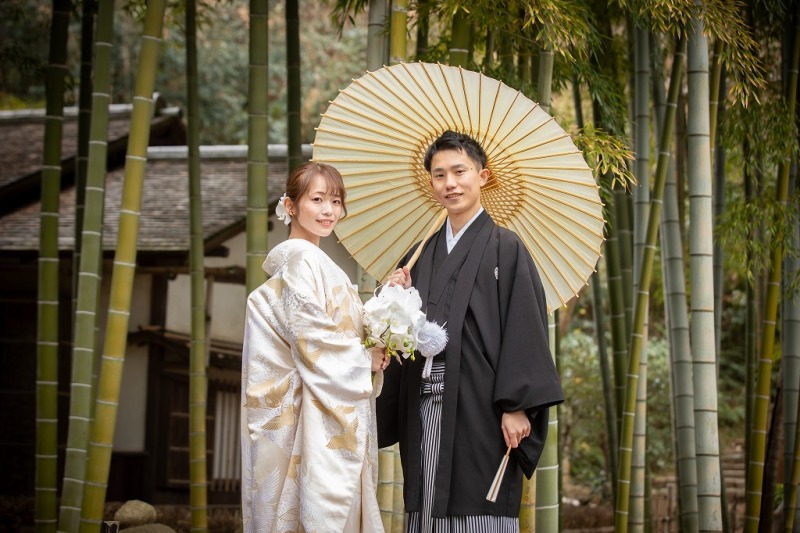 【早割★12/16~1/31撮影】和洋ロケ(三渓園+大桟橋:夜景)弐点プラン《衣装追加料金なし・申請料・移動費・データ210枚》