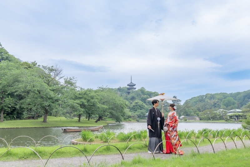 【4/6～5/10撮影★新緑割】和洋ロケ(三渓園＋城ヶ島)弐点プラン《衣装追加料金なし・申請料・移動費・データ210枚》