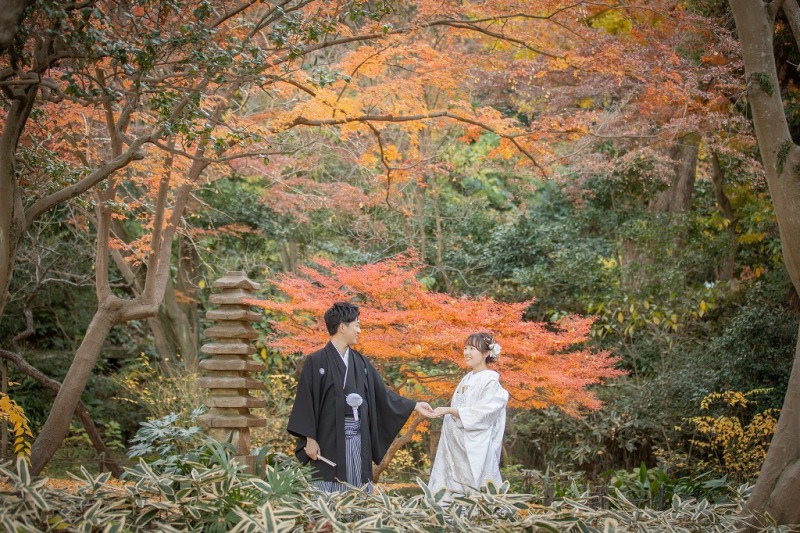 【フォ割★11/26~12/15撮影】三渓園+スタジオ★和装弐点プラン《衣装追加料金なし・申請料・移動費・データ230カット付》