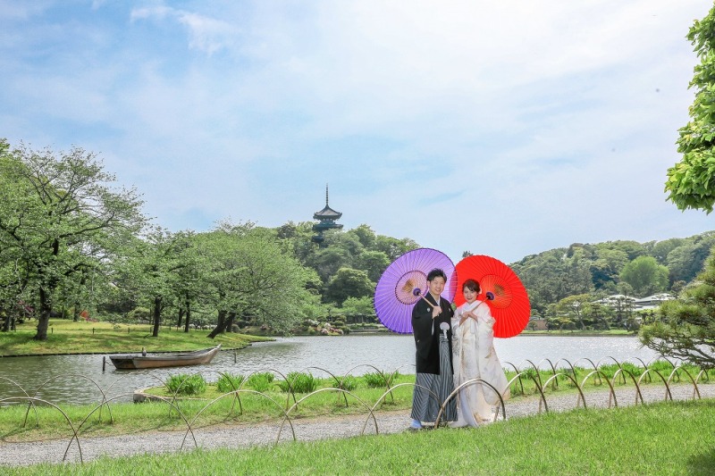《夏限定7/1～8/16》三渓園or伊勢山ロケ&times;スタ★和装壱点プラン【土日祝日料金無料・申請料・送迎・データ100カット付き！】