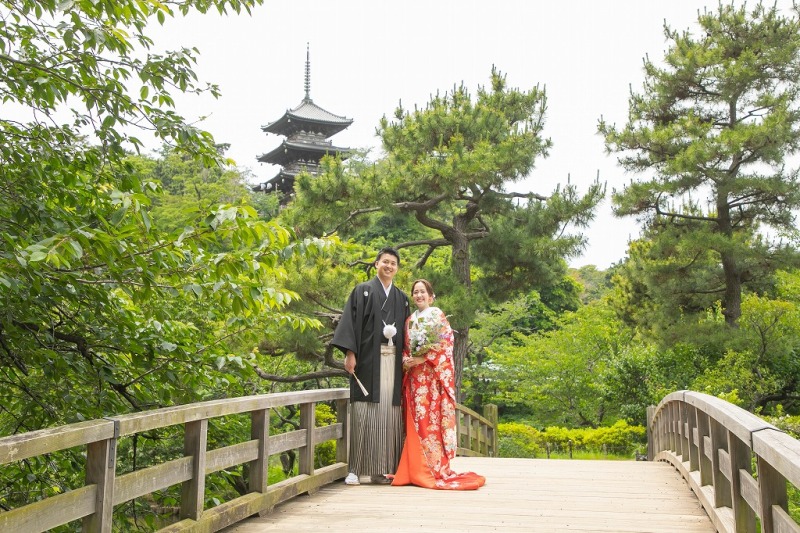 【6/1～6/30撮影】三渓園+スタジオ★和装弐点プラン《衣装追加料金なし・申請料・移動費・データ230カット付き》