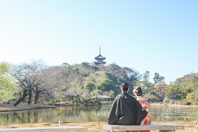 【早割★12/16~1/31撮影】和洋ロケスタ(三渓園+スタジオ)弐点プラン《衣装追加料金なし・申請料・移動費・データ210枚》