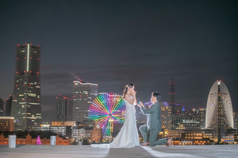 【3/1～3/25撮影】和洋ロケスタ(大桟橋＋スタジオ)弐点プラン《衣装追加料金なし・申請料・移動費・データ210枚》