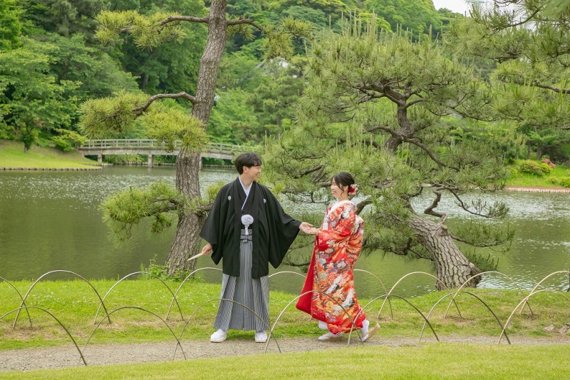 【4/6～5/10撮影★新緑割】和洋ロケスタ(三渓園＋スタジオ)弐点プラン《衣装追加料金なし・申請料・移動費・データ210枚》