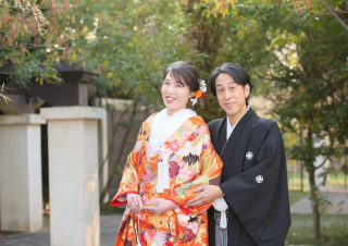 色打掛で撮影！