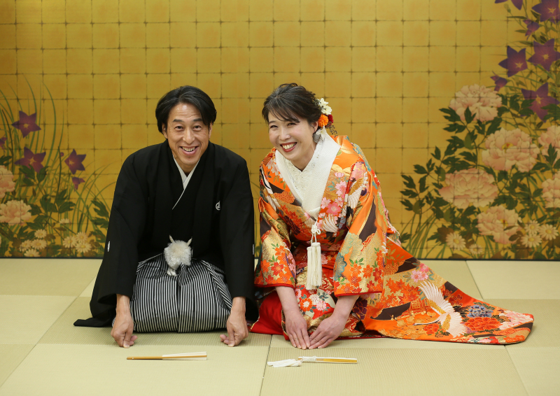 お辞儀のポーズ