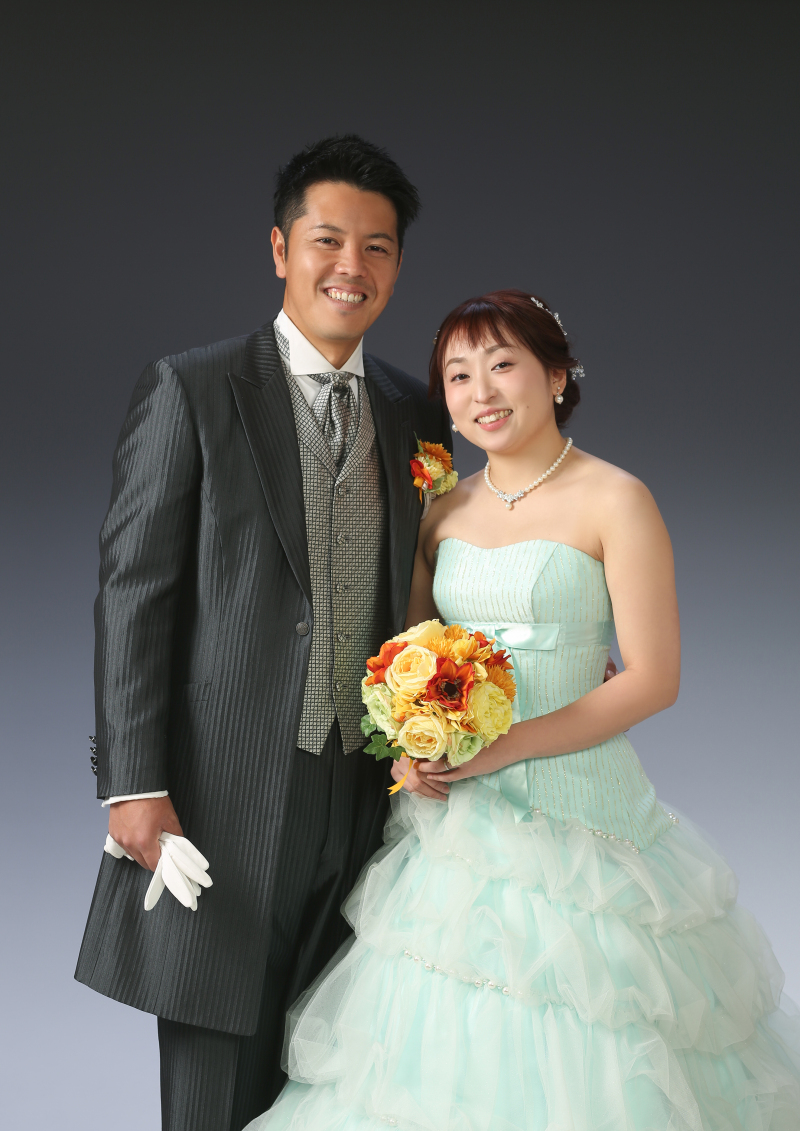 写真館ならではのバック紙で!
