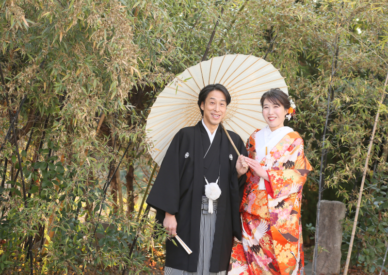 和傘×和装