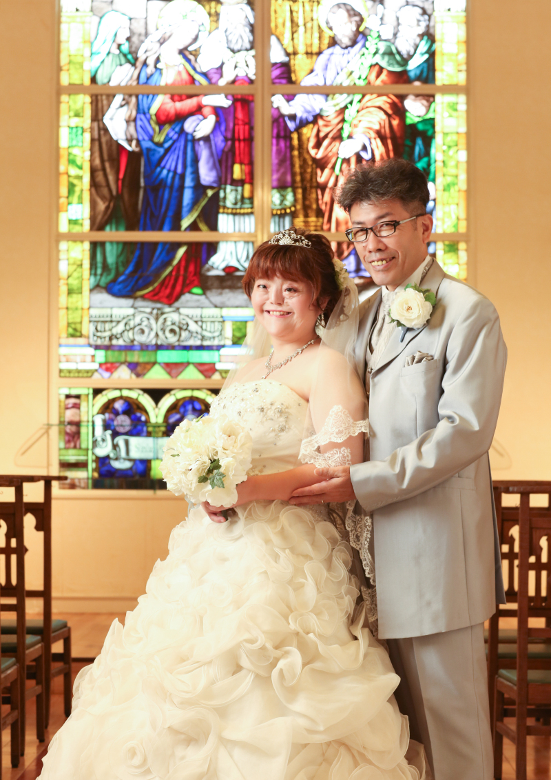 チャペルで結婚式のように!