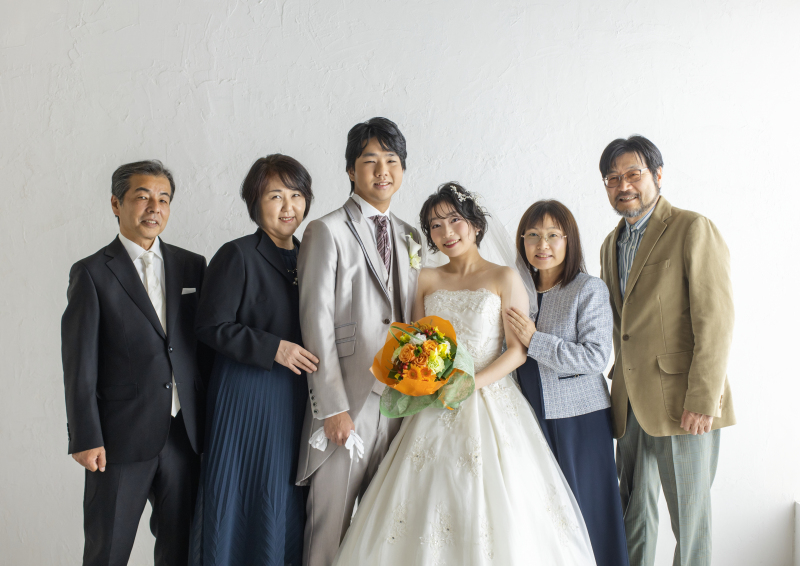 ご親族様と撮影!