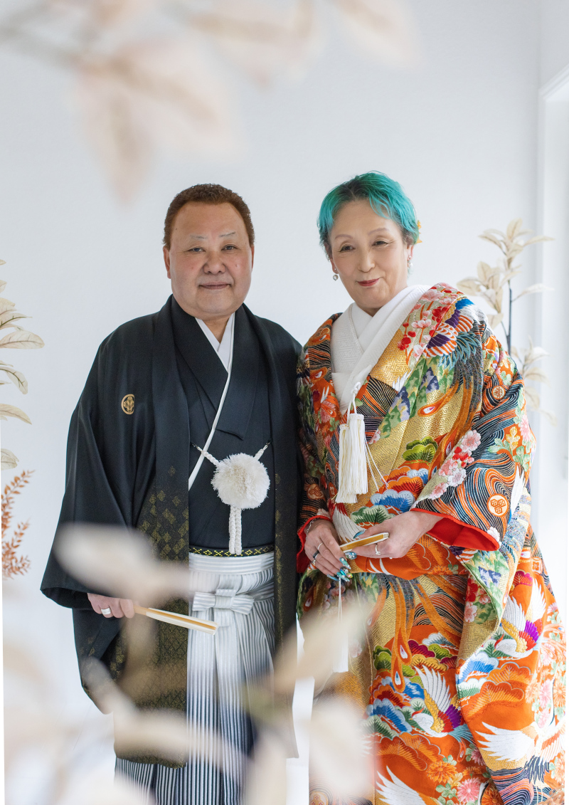 色打掛で撮影！