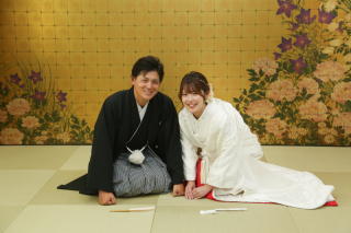 白無垢で撮影！