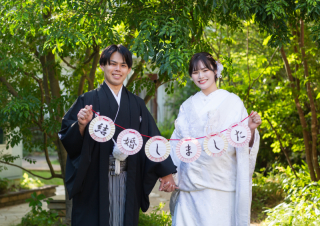 白無垢での撮影！