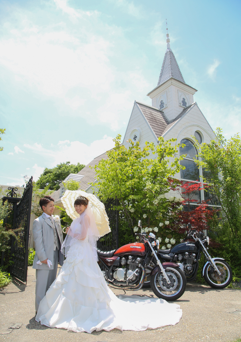 結婚式風に♪