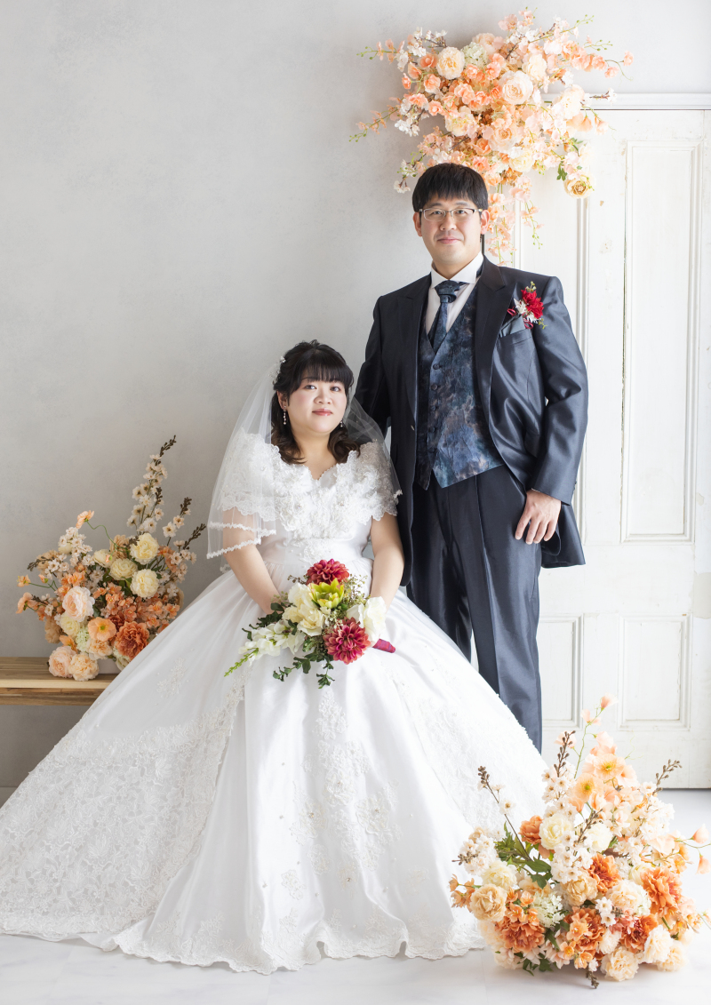 ピンクのお花の背景で！