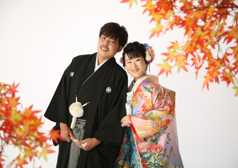 紅葉と一緒に!