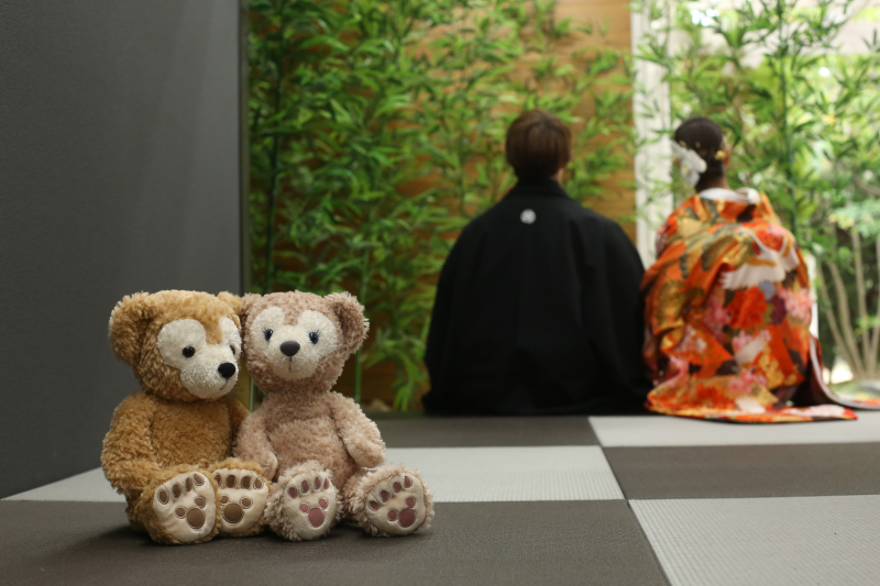 ぬいぐるみ&後ろ姿