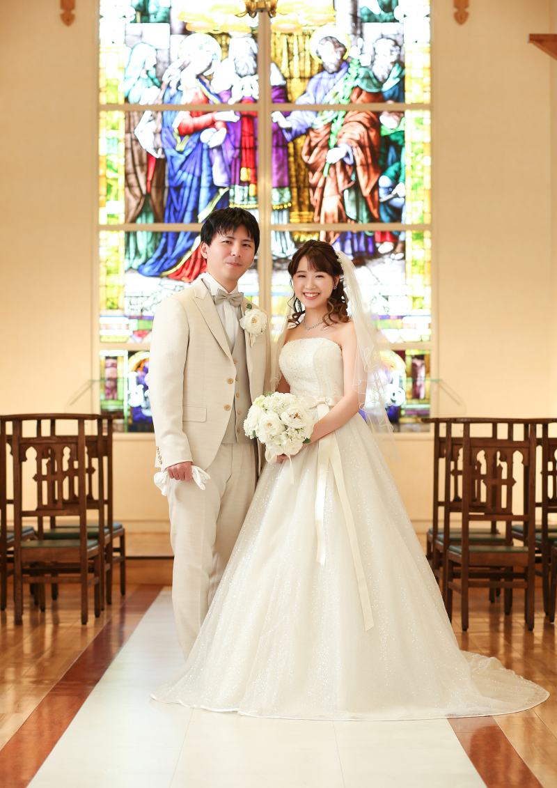 1着目はウェディングドレスで!