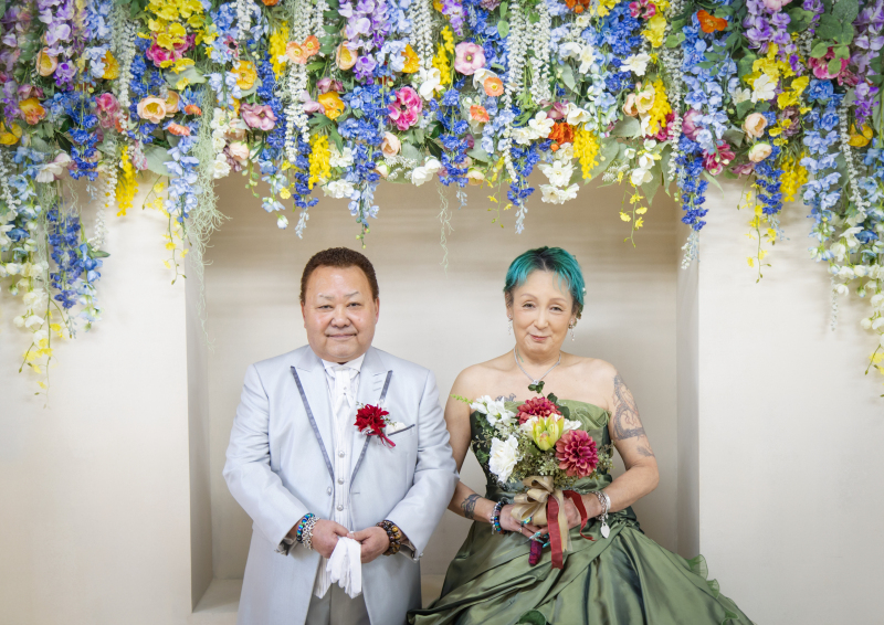 カラフルなお花でのお写真！