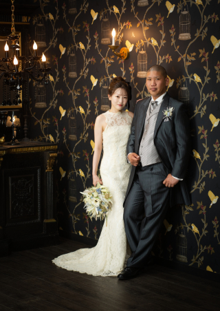 マーメイドレス＆色打掛で撮影！