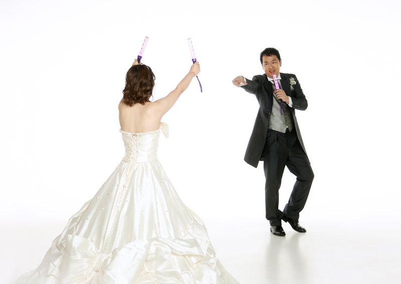 ご新郎様をアイドルに!