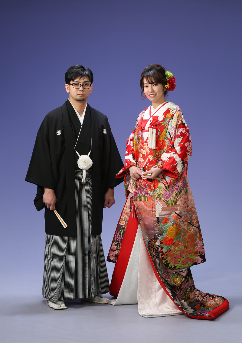 和装でかっちりと!