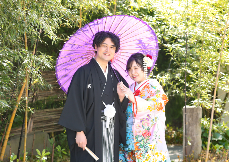 お2人寄り添って♪