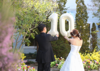 結婚10周年のお祝い撮影♪