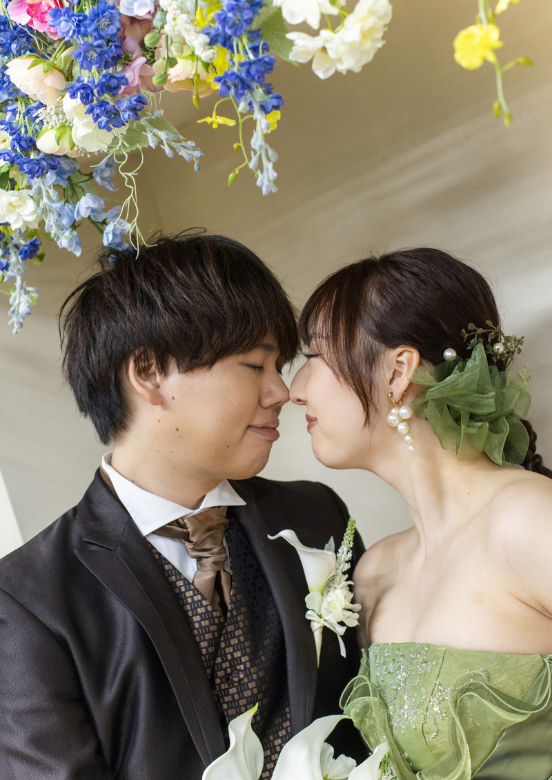 お顔を近づけて…