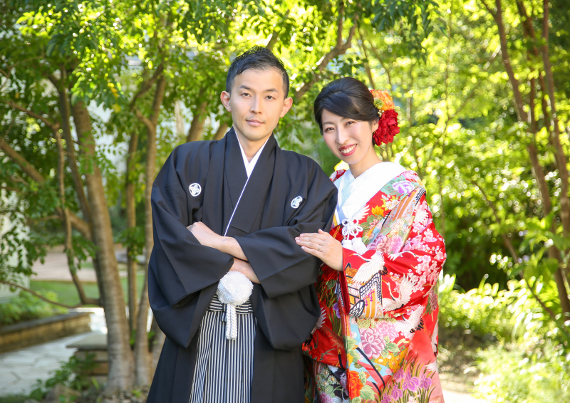 色打掛で華やかに!
