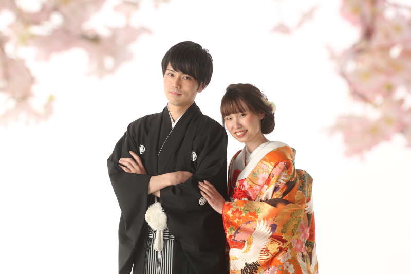 桜と一緒に♪