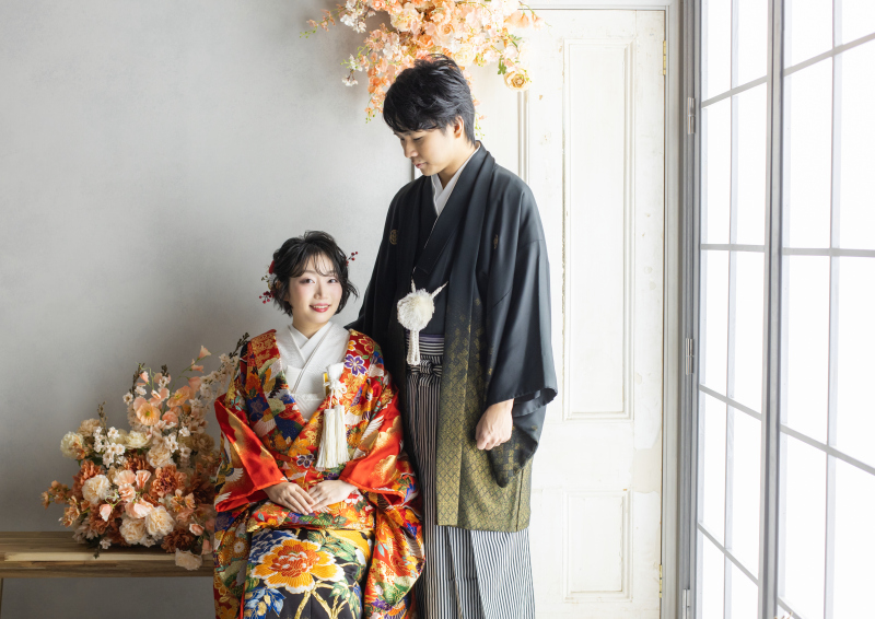 ピンク色のお花の背景で