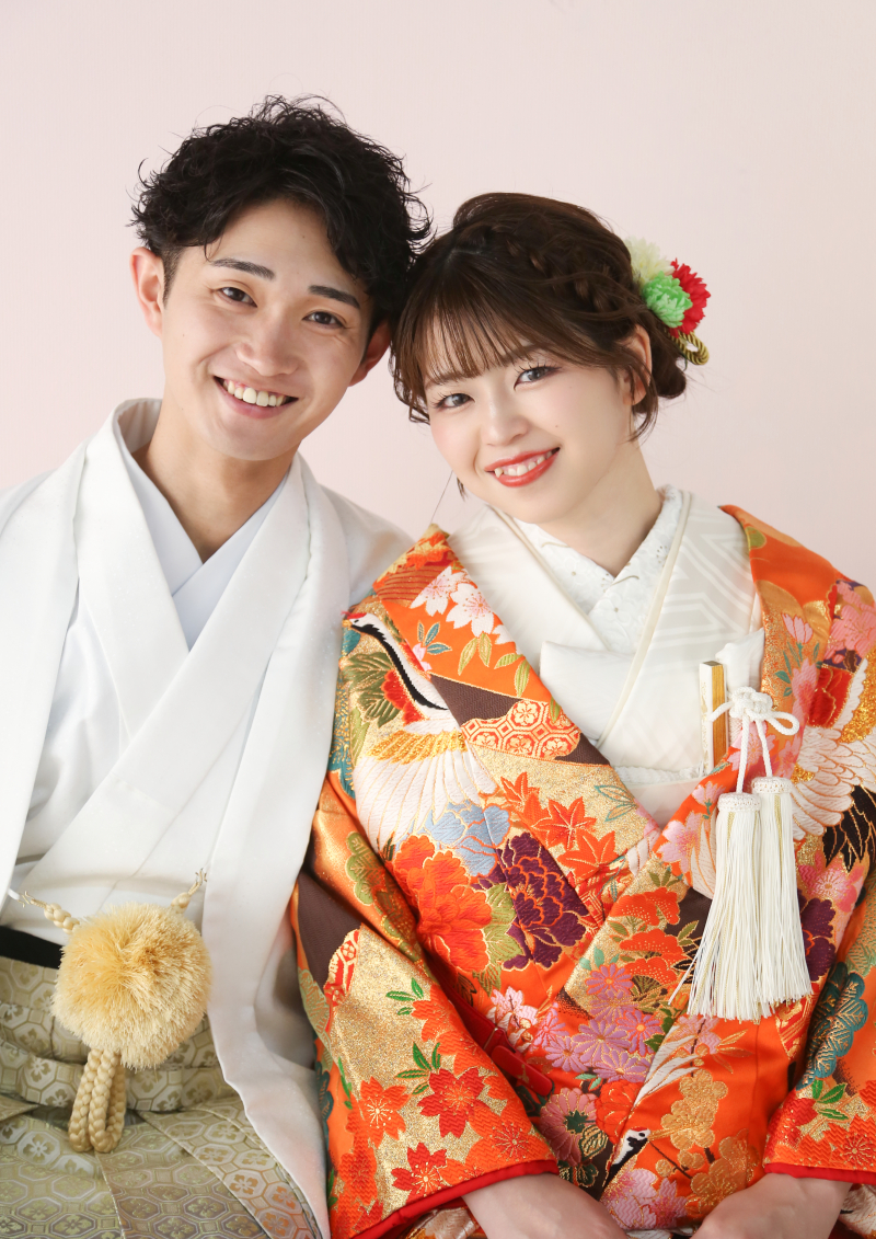 お2人でぐっと寄って!