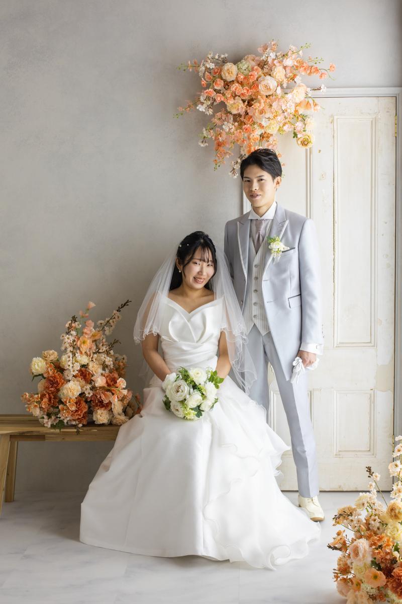 ピンクのお花で可愛らしく♪