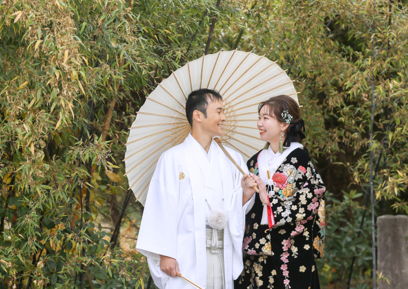 お2人で見つめ合って