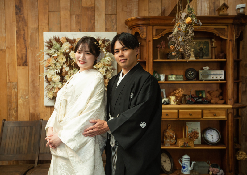 アンティーク風のスタジオで!