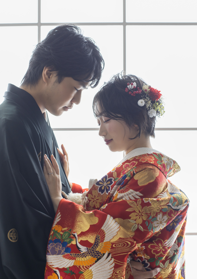 シルエット風のカット!