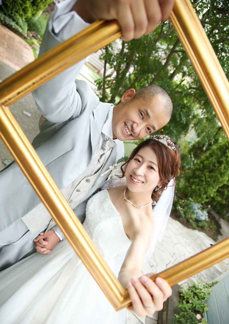フレームで写真風に♪